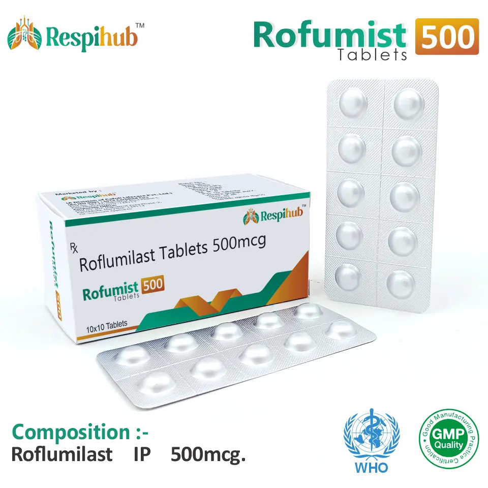 Roflumilast 500 mcg Rofumist Tablet Best Price PCD Opportunity